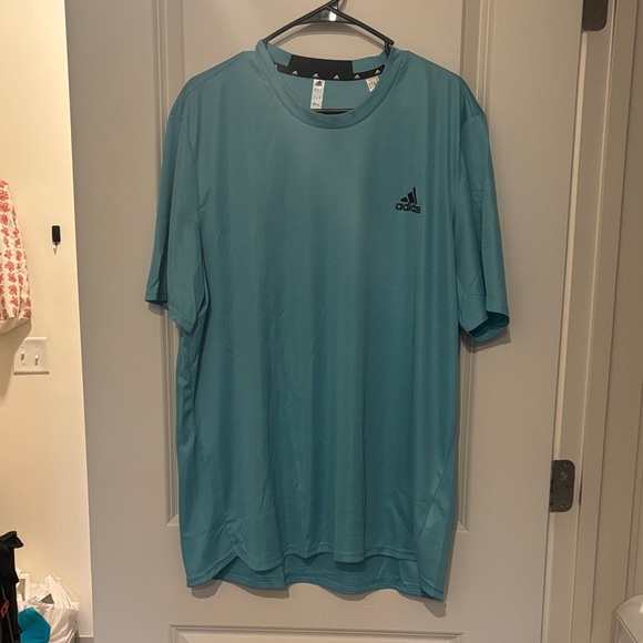 Adidas Men's Aqua Short Sleeve Tee - Picture 1 of 1